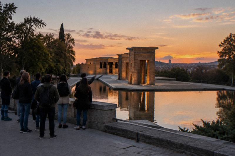 Medieval At Dusk, Temple Of Debod